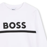 T-shirt manches longues en coton - Blanc