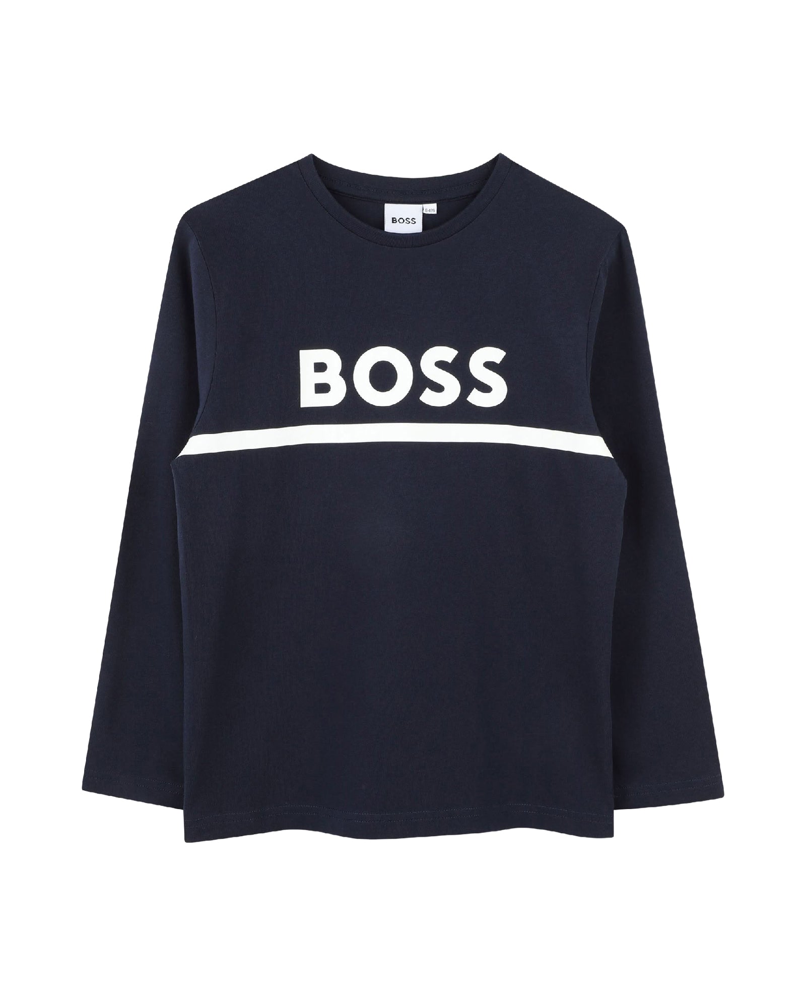 Long-sleeved cotton T-shirt - Cargo Blue