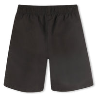 Short de bain élastiqué à la taille - Black