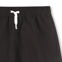 Short de bain élastiqué à la taille - Black