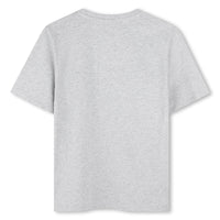 T-shirt manches courtes en coton - Gris Chiné