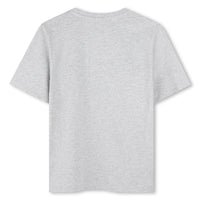 T-shirt manches courtes en coton - Gris Chiné