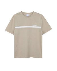 Short-sleeved cotton T-shirt - Dark Stone