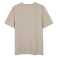 Short-sleeved cotton T-shirt - Dark Stone