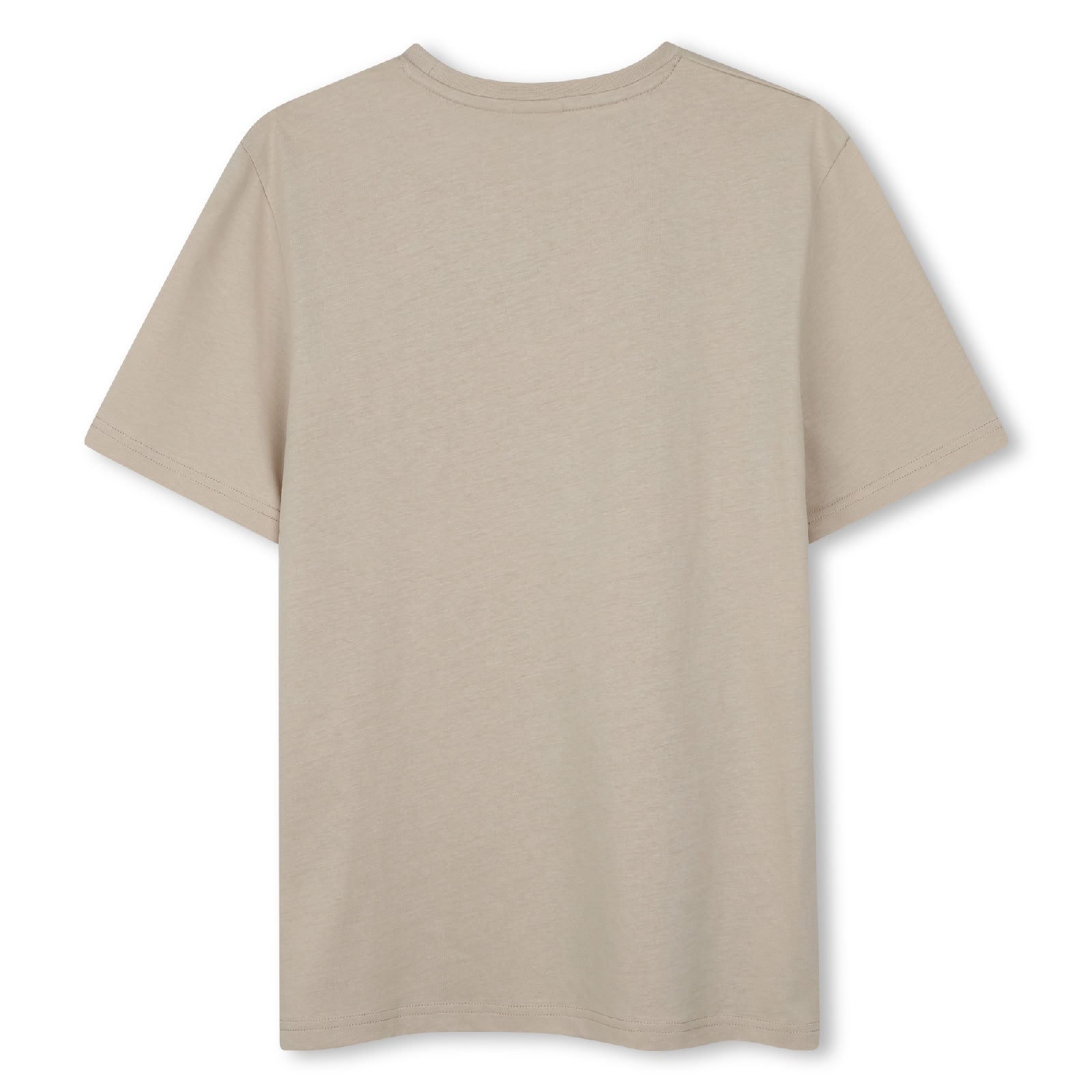 Short-sleeved cotton T-shirt - Dark Stone