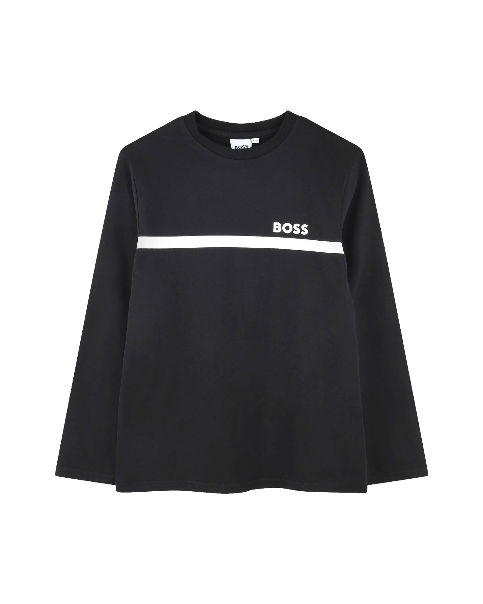 Long-sleeved cotton T-shirt - Black