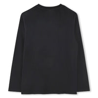 T-shirt manches longues en coton - Black