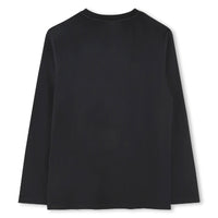 T-shirt manches longues en coton - Black