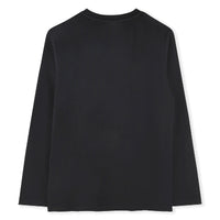T-shirt manches longues en coton - Black