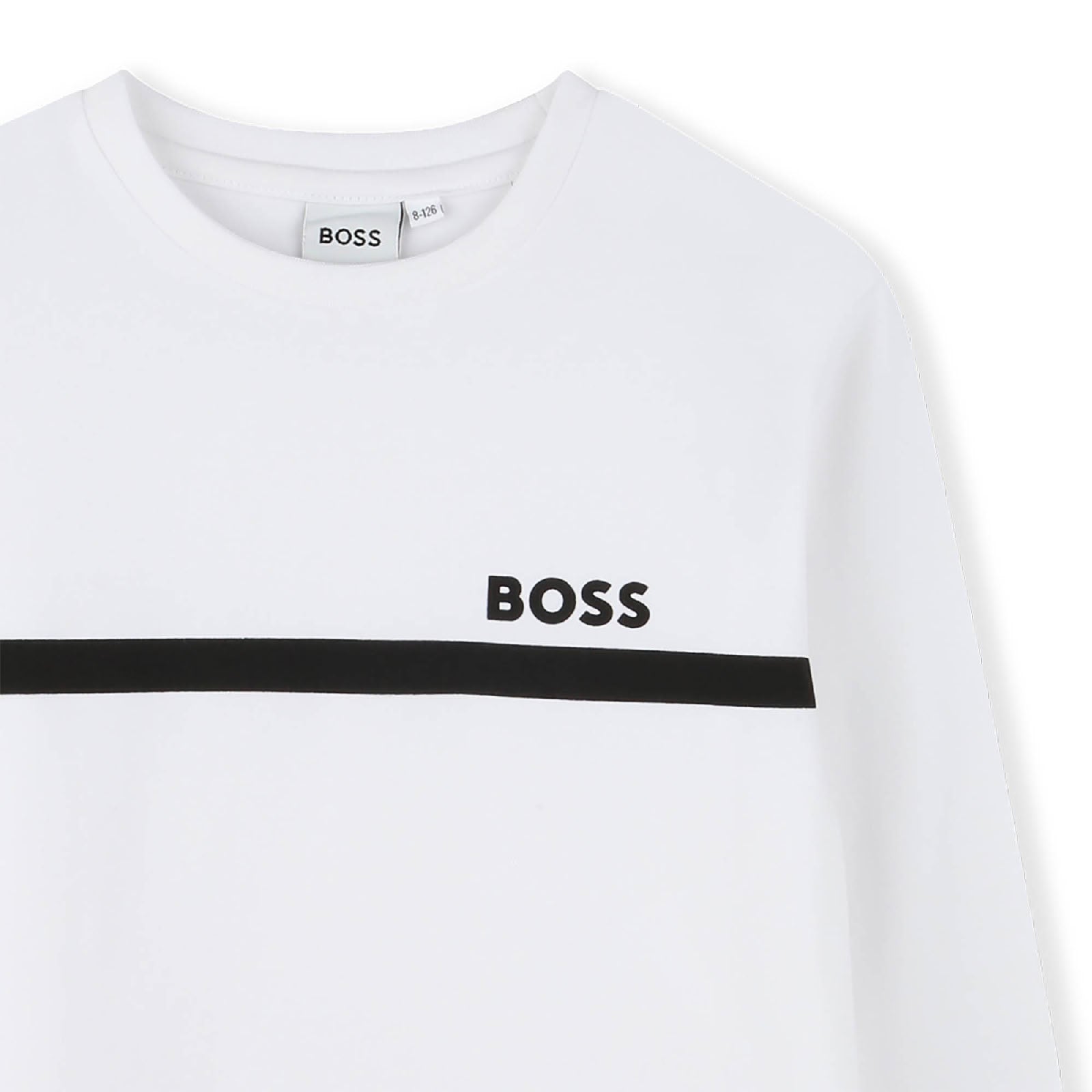 Long-sleeved cotton T-shirt - White