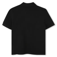 Polo manches courtes en coton - Black