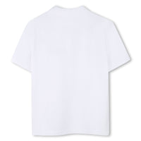 Polo manches courtes en coton - Blanc