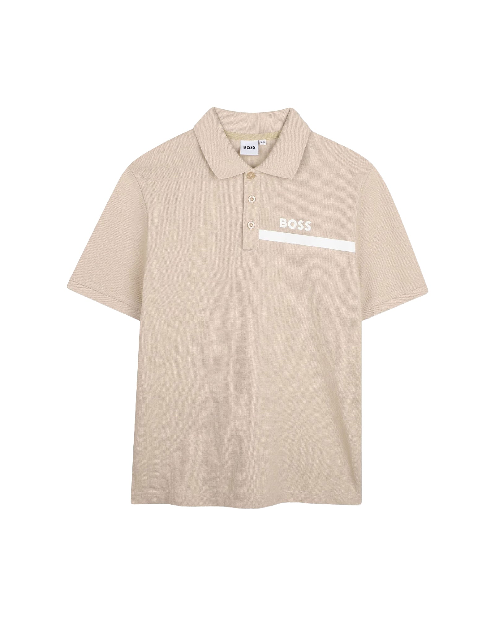 Polo manches courtes en coton - Dark Stone