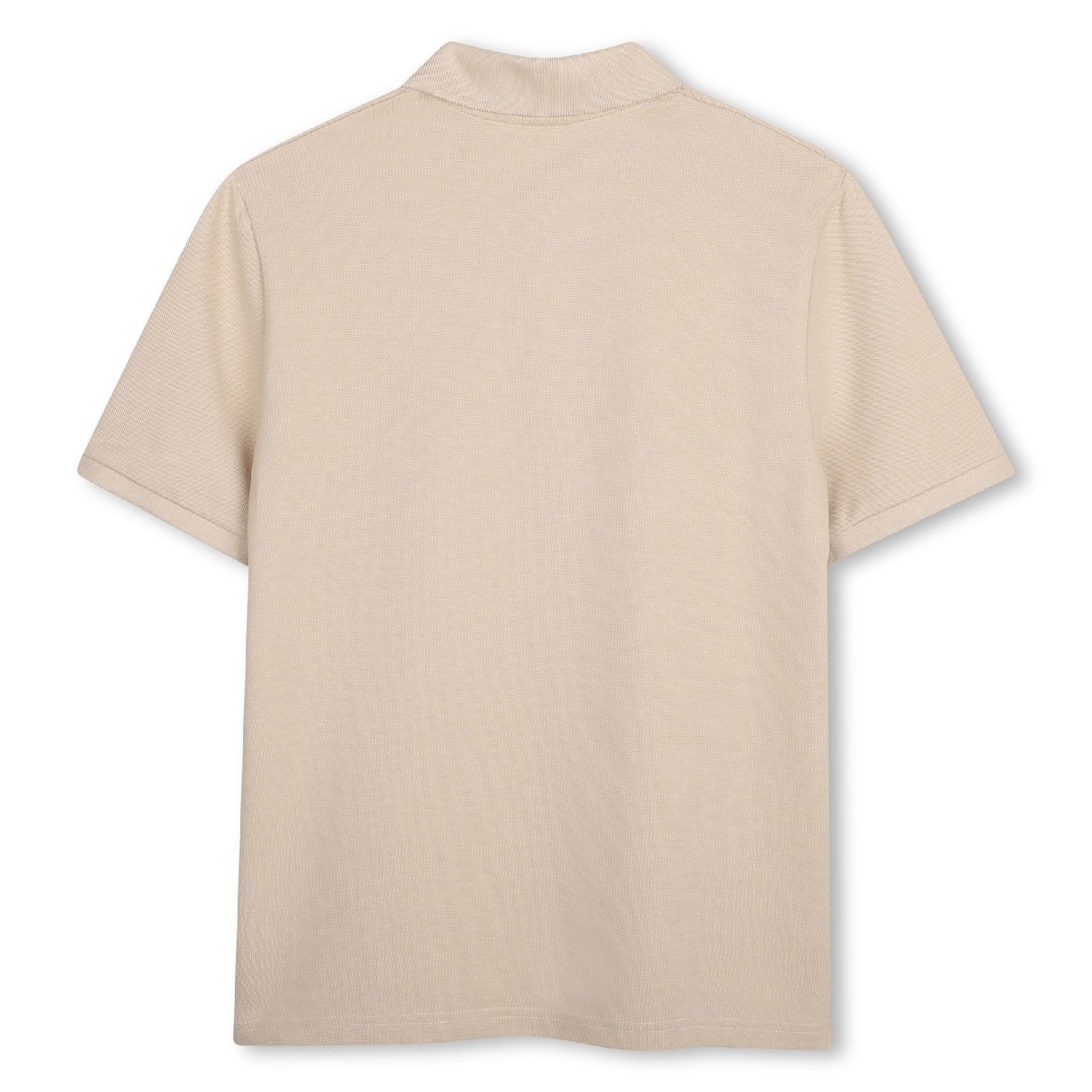 Polo manches courtes en coton - Dark Stone