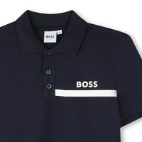 Polo manches courtes en coton - Bleu Cargo