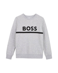 Sweatshirt  en coton - Gris Chiné