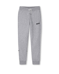 Cotton jogging trousers - Mottled Grey