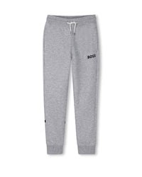 Pantalon jogging en coton - Gris Chiné