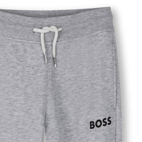 Cotton jogging trousers - Mottled Grey