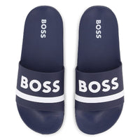 Mules avec logo - Bleu Cargo