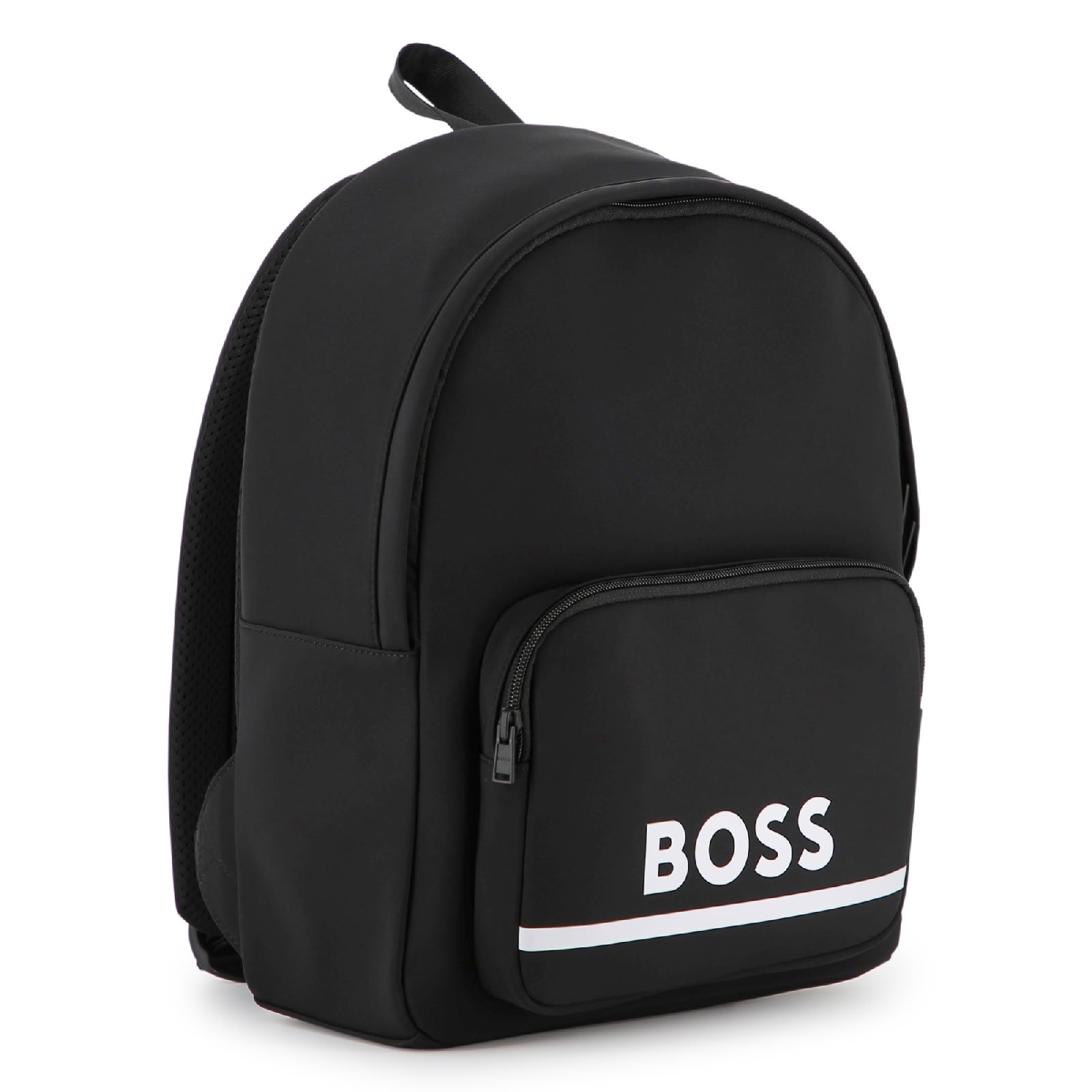 Front printed backpack - Black