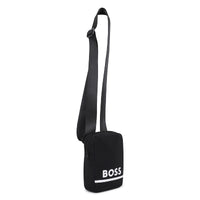 Canvas messenger bag - Black