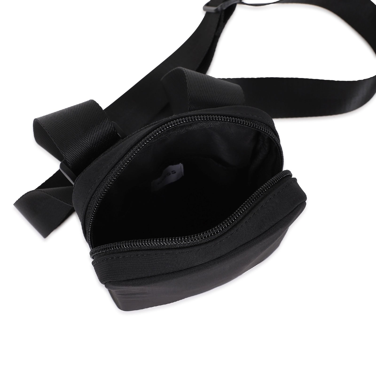 Canvas messenger bag - Black