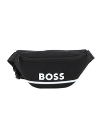 Canvas zipped fanny pack - Black