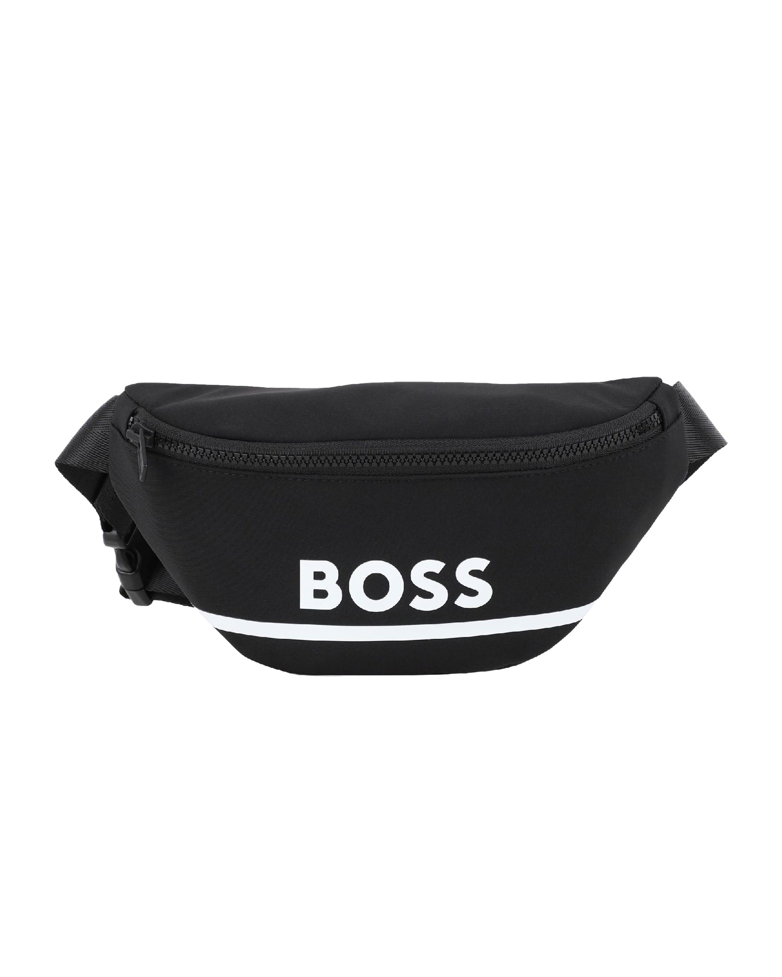 Canvas zipped fanny pack - Black