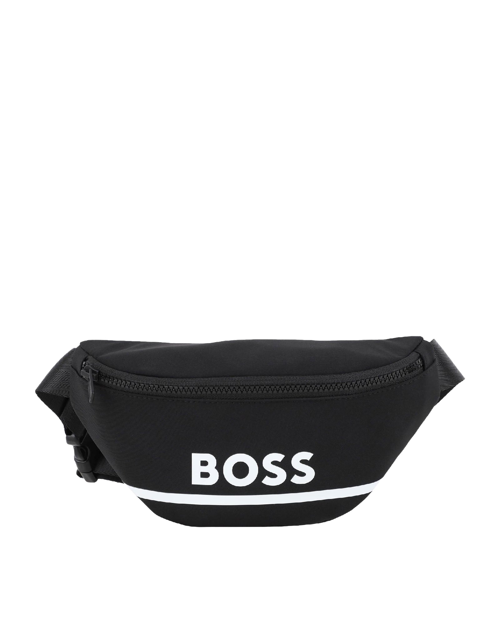 Sac banane zippé en toile - Black