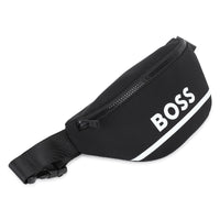 Canvas zipped fanny pack - Black