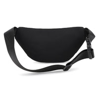 Canvas zipped fanny pack - Black