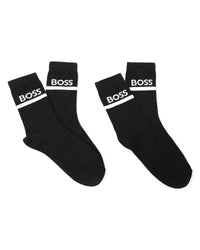 Lot de 2 paires de chaussettes en coton - Black