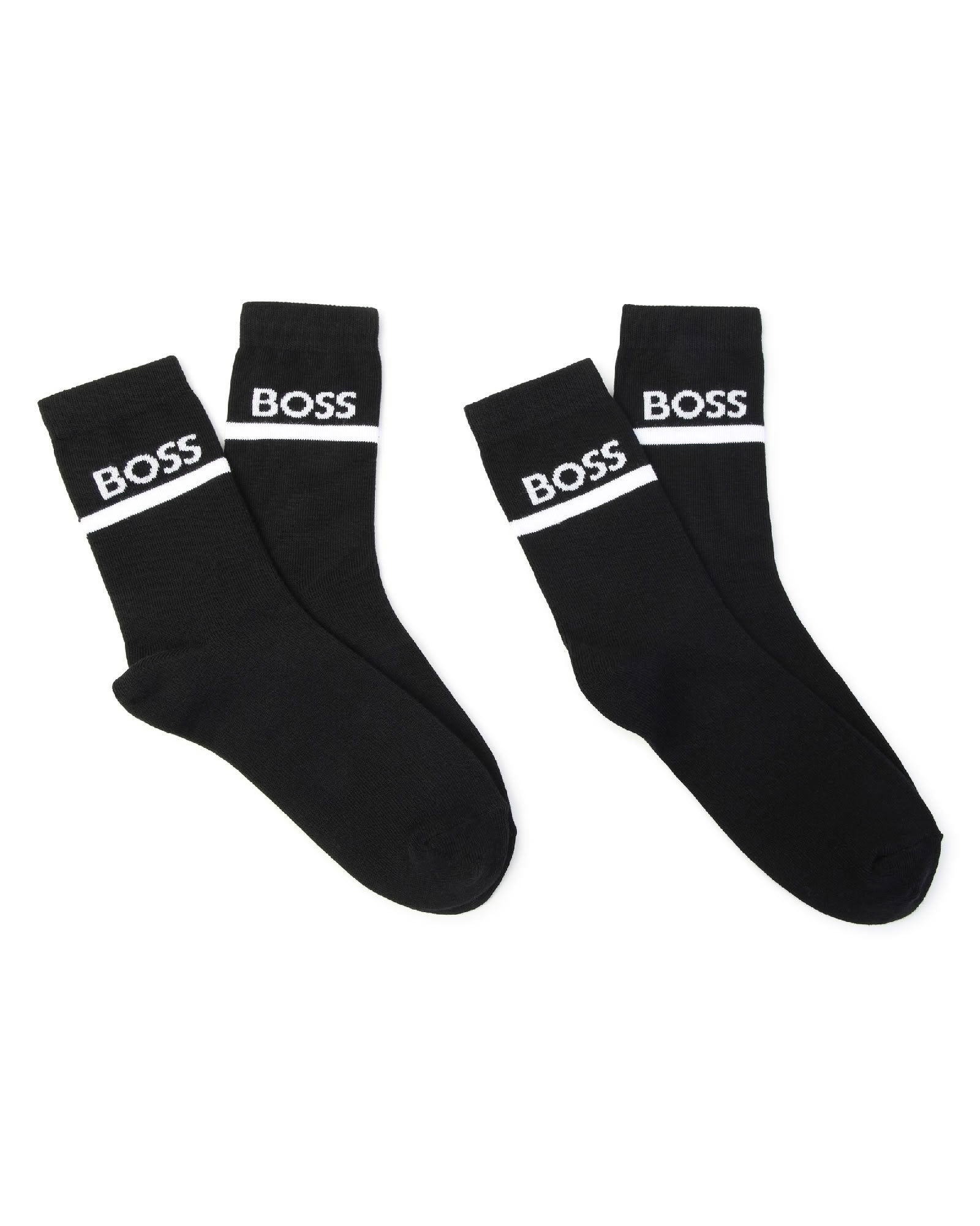 Lot de 2 paires de chaussettes en coton - Black