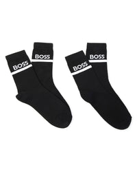 Lot de 2 paires de chaussettes en coton - Black