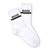 Lot de 2 paires de chaussettes en coton - Blanc