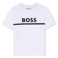 Ensemble t-shirt short en coton - Blanc