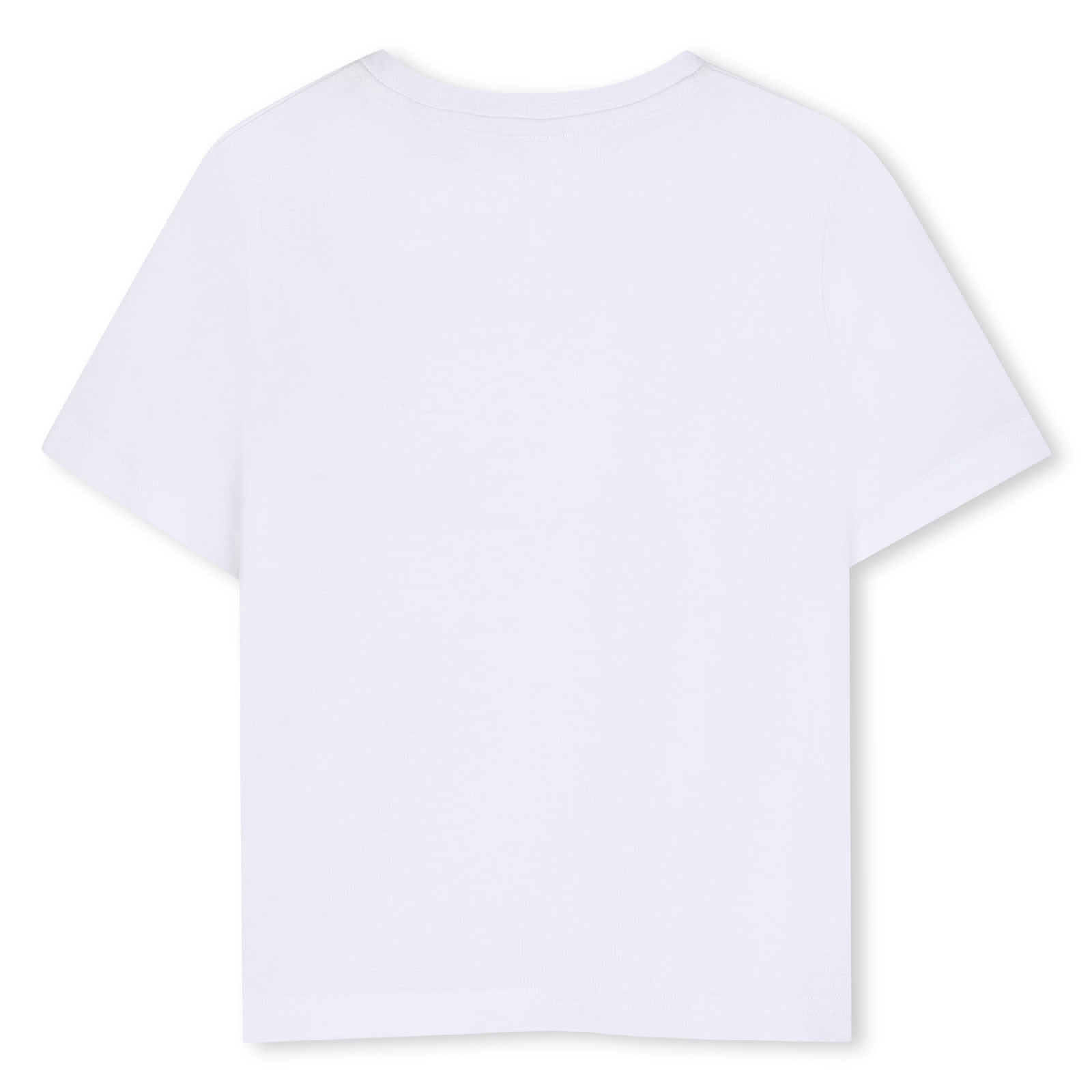 Ensemble t-shirt short en coton - Blanc
