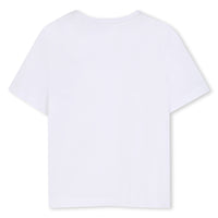 Ensemble t-shirt short en coton - Blanc