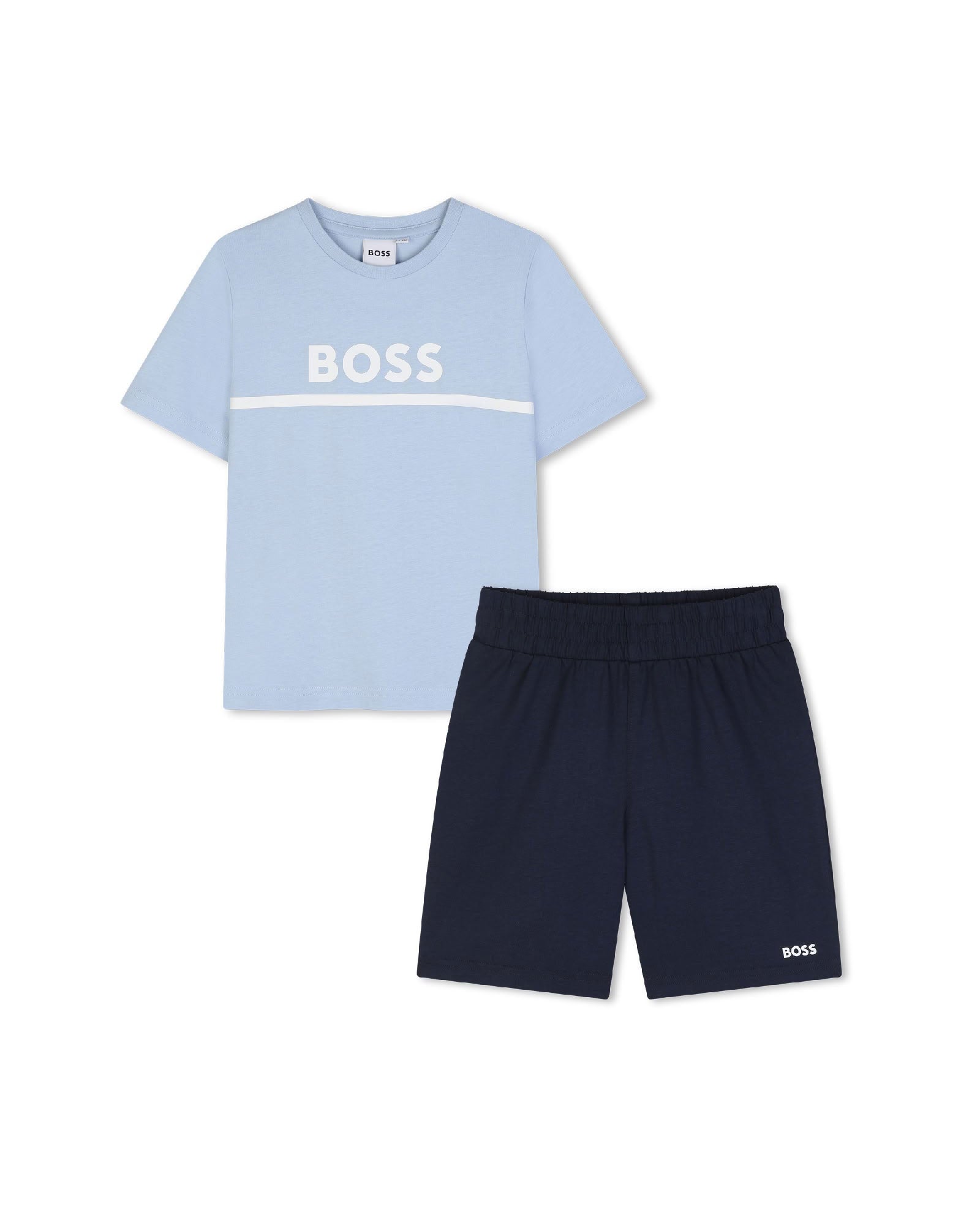 Ensemble t-shirt short en coton - Persian Blue