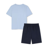 Ensemble t-shirt short en coton - Persian Blue