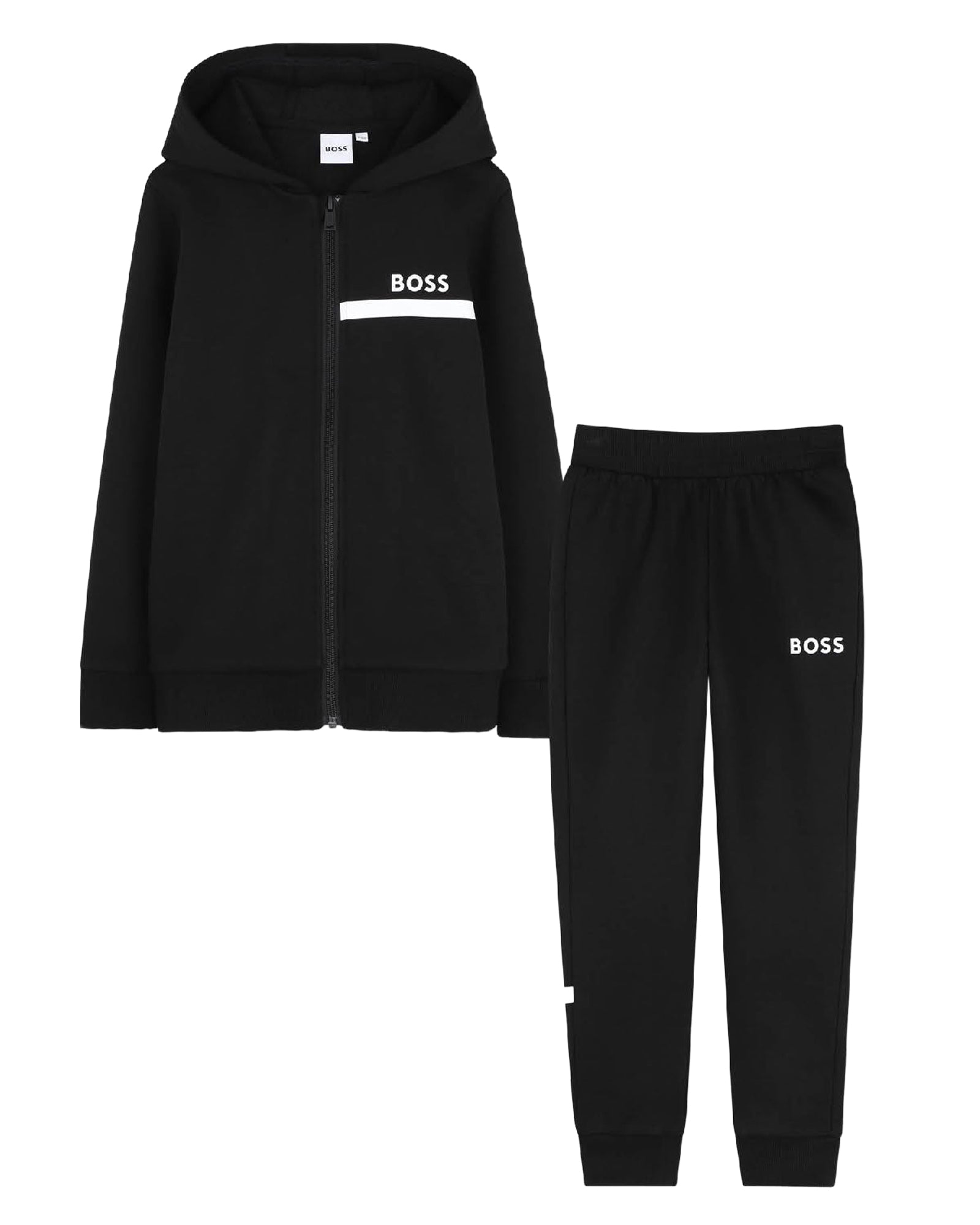 Cotton jogging suit - Black