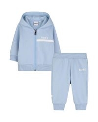 Cotton jogging suit - Persian Blue