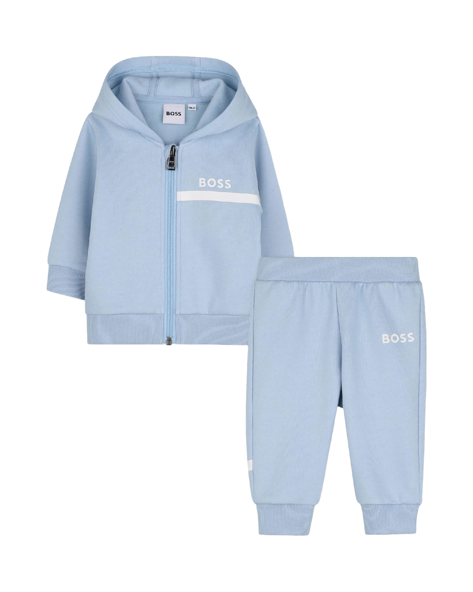 Cotton jogging suit - Persian Blue
