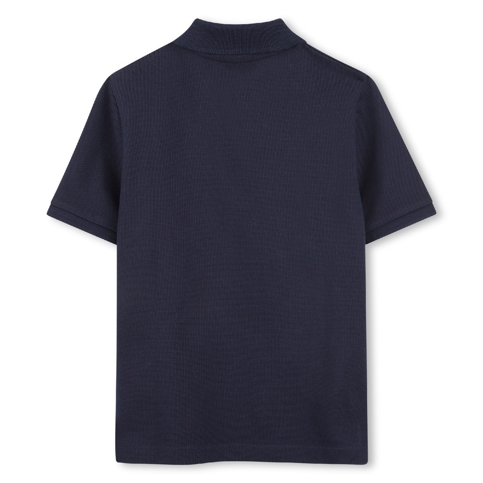 Ensemble polo et short en coton - Bleu Cargo
