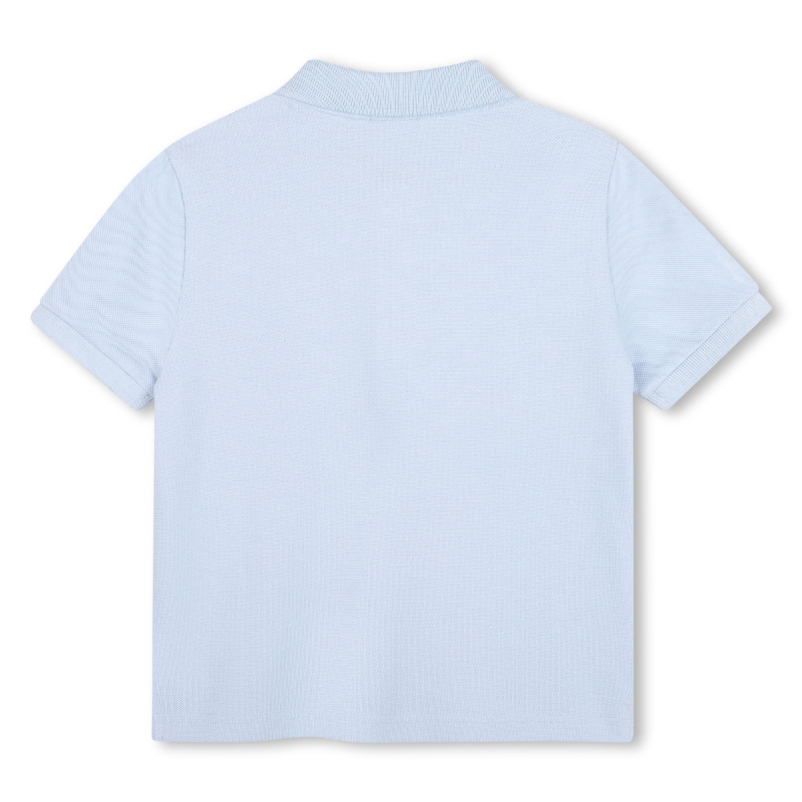 Cotton polo shirt and shorts set - Persian Blue