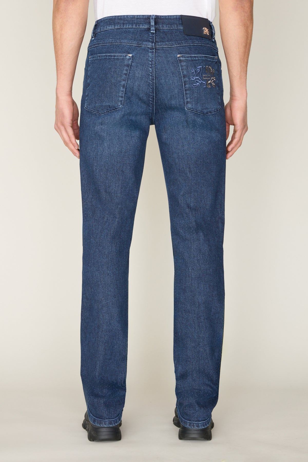 Pantalon droit en denim - Blue Jeans & Blue Navy