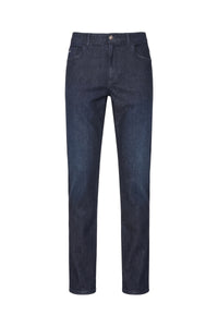 Pantalon ajusté en denim - Blue Navy