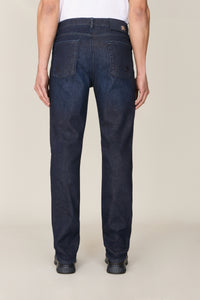 Pantalon ajusté en denim - Blue Navy
