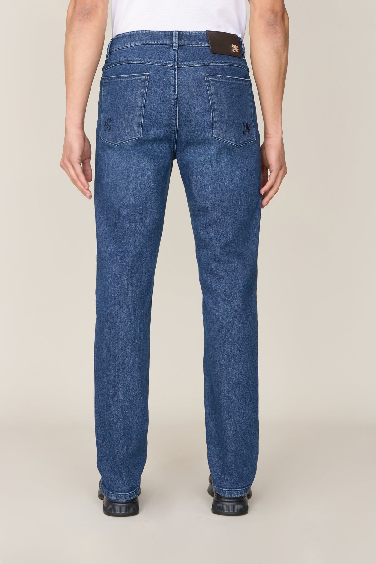 Pantalon ajusté en denim - Blue Jeans